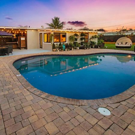 AMAZING AFFORDABLE LUXURY PARADiSE WITH HEATED POOL PERFECT FOR 2 TO 8 PEOPLE Pompano Beach Exterior foto