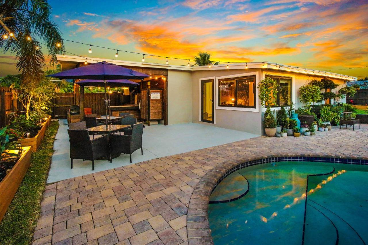 AMAZING AFFORDABLE LUXURY PARADiSE WITH HEATED POOL PERFECT FOR 2 TO 8 PEOPLE Pompano Beach Exterior foto